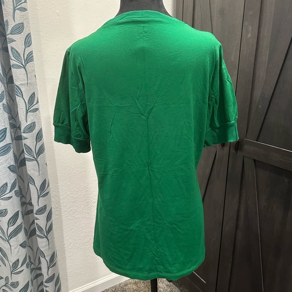 LOFT Vibrant Green Blouse - Picture 2 of 4